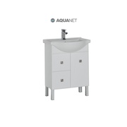 Тумба для раковины Aquanet Стайл 65 1 дверца 2 ящика Белая