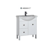 Тумба для раковины Aquanet Стайл 75 1 дверца 2 ящика белая