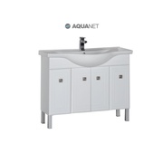 Тумба для раковины Aquanet Стайл 105 4 двери Белая
