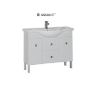 Тумба для раковины Aquanet Стайл 105 2 дверцы 2 ящика Белая