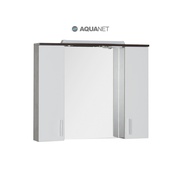 Шкаф-зеркало Aquanet Тиана 90 Венге (фасад белый)