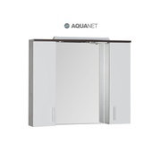 Шкаф-зеркало Aquanet Тиана 100 Венге (фасад белый)