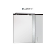 Шкаф-зеркало Aquanet Тиана 75 Венге (фасад белый)