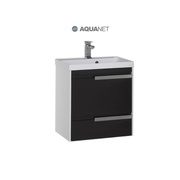 Тумба для раковины Aquanet Тиволи 60 Белая (фасад черный)