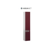 Шкаф-пенал Aquanet Тиволи 35 Белый (фасад бордо)