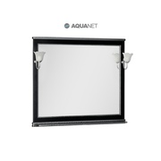 Зеркало Aquanet Валенса 100 черный краколет/серебро