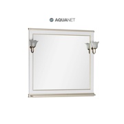 Зеркало Aquanet Валенса 100 белый краколет/золото