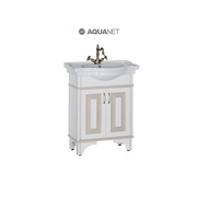 Тумба для раковины Aquanet Валенса 70 белый краколет/золото