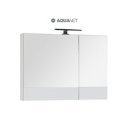 Шкаф-зеркало Aquanet Верона 90 белый