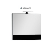 Шкаф-зеркало Aquanet Верона 75 черный