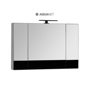 Шкаф-зеркало Aquanet Верона 100 черный