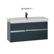 Тумба для раковины Aquanet Виго 120 сине-серый