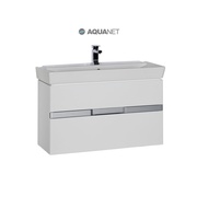 Тумба для раковины Aquanet Виго 100 белая