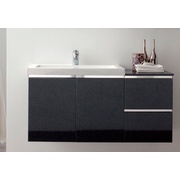 Тумба для раковины Arbi Rimini L940 70x50x49 см черный nero luc-M012