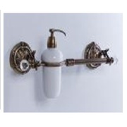 Полотенцедержатель Art&Max Barocco Crystal AM-2057D-Do-Ant-C с диспенсером античное золото