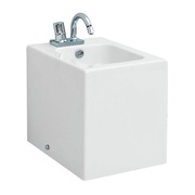 Биде напольное ArtCeram Block 36x49 см белое