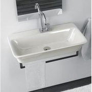 Раковина ArtCeram Cow 80x45 см черный
