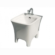 Биде напольное ArtCeram Cow 38x52 см белый