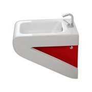 Раковина ArtCeram LaFontana 55x45 см белый/красный