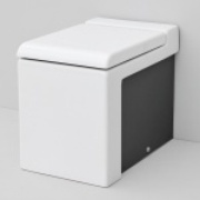 Унитаз напольный ArtCeram LaFontana 36x54 см без сиденья белый/черный
