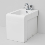 Биде напольное ArtCeram LaFontana 36x54 см белый