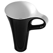Раковина ArtCeram Lavabi Cup 70x50 см белый/черный