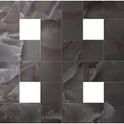 Декор Atlas Concorde Russia Supernova Onyx Black Agate Mosaic Lap