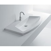 Раковина AXA Ago White Stone 95x51x20 см подвесная/встраиваемая