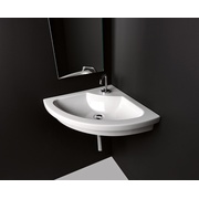 Раковина AXA Kart White Stone 56x56x16 см угловая