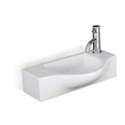 Раковина AXA Peta White Stone 44x25x12 см подвесная