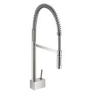 Смеситель для кухни Axor Starck 10820000 с выдвижным изливом