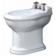 Биде напольное Azzurra Jubilaeum 59x40 см с 3 отверстиями под смеситель