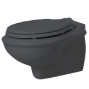 Унитаз подвесной Azzurra Jubilaeum 50x40 см без сиденья черный