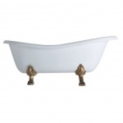 Акриловая ванна Azzurra Jubilaeum 170x80 см ножки бронза