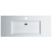 Раковина Azzurra Thin 110x50 см подвесная с отверстием под смеситель