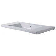 Раковина Azzurra Thin 110x50 см подвесная без отверстия под смеситель