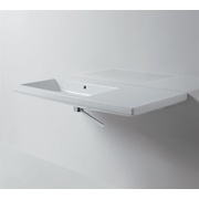 Раковина Azzurra Thin 120x50 см подвесная с правым крылом
