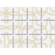 Настенная плитка Bardelli Arianna Bianco Oro 1L L.111 MQ