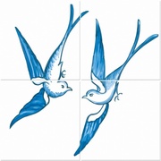 Настенная плитка Bardelli Willow Blue 2 BE