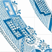 Настенная плитка Bardelli Willow Blue 10 BE