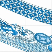 Настенная плитка Bardelli Willow Blue 1 L.111