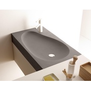 Раковина Bathco Cement серая 60x38x12