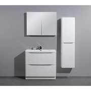 Шкаф-пенал BelBagno Ancona-N 35x35x170 см левый белый пепел