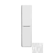 Шкаф-пенал BelBagno Ancona-N ANCONA-N-1500-2A-SC-QU 40x30x150 см правый белый квадрат