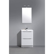 Тумба для раковины BelBagno Ancona-N 60 см напольная белый глянец