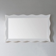 Зеркало BelBagno Angel 110x66 см в белой раме