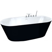 Акриловая ванна BelBagno 178x84 см черная