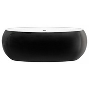 Акриловая ванна BelBagno 180x90 см черная