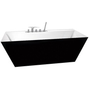 Акриловая ванна BelBagno 181x81 см черная