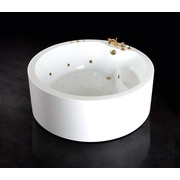 Акриловая ванна BelBagno 155x155 см + гидро-аэромассаж G.A бронза-2